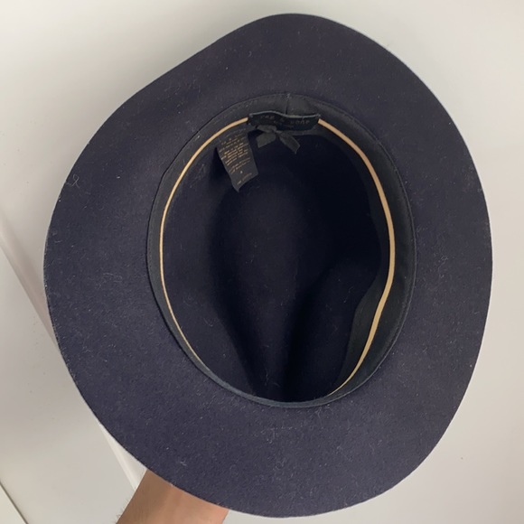 Rag and bone floppy brim hat navy